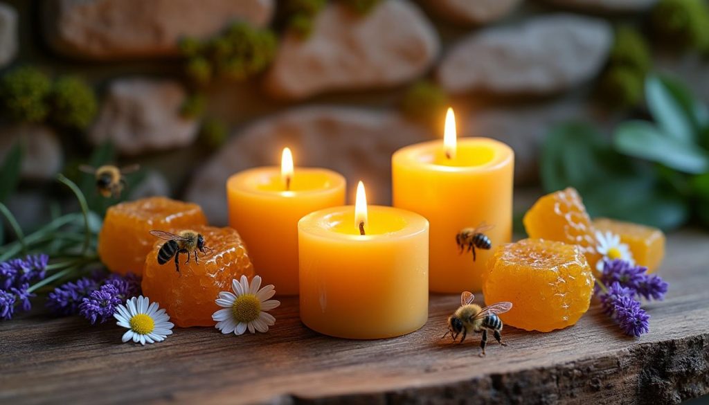 entdecken sie die vorteile von bienenwachskerzen – natürliche beleuchtung, die ein warmes, angenehmes licht spendet und umweltfreundlich ist.