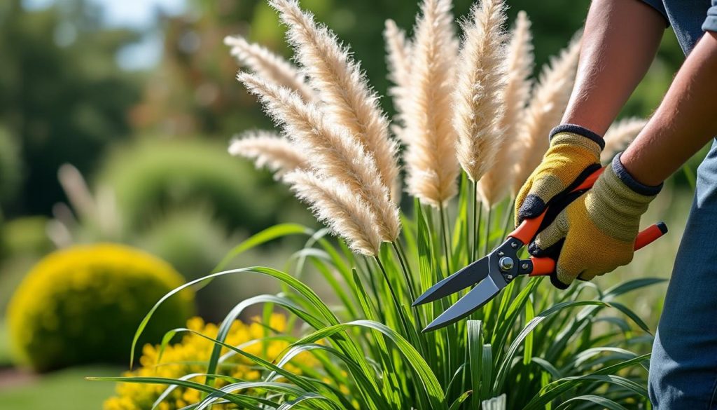 erfahren sie, wie sie pampasgras richtig schneiden, um gesundes wachstum zu fördern und ihre gartenpflanzen kräftig und schön zu halten.