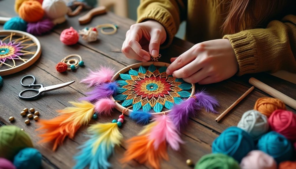 entdecken sie kreative ideen zum traumfänger basteln und gestalten sie einzigartige designs, die ihre träume schützen und ihr zuhause verschönern.