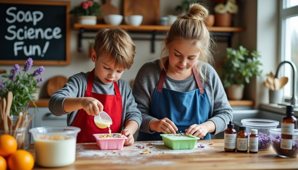 seife selber machen mit kindern: entdecken sie einfache schritte für ein spaßiges und kreatives bastelprojekt, das groß und klein begeistert.